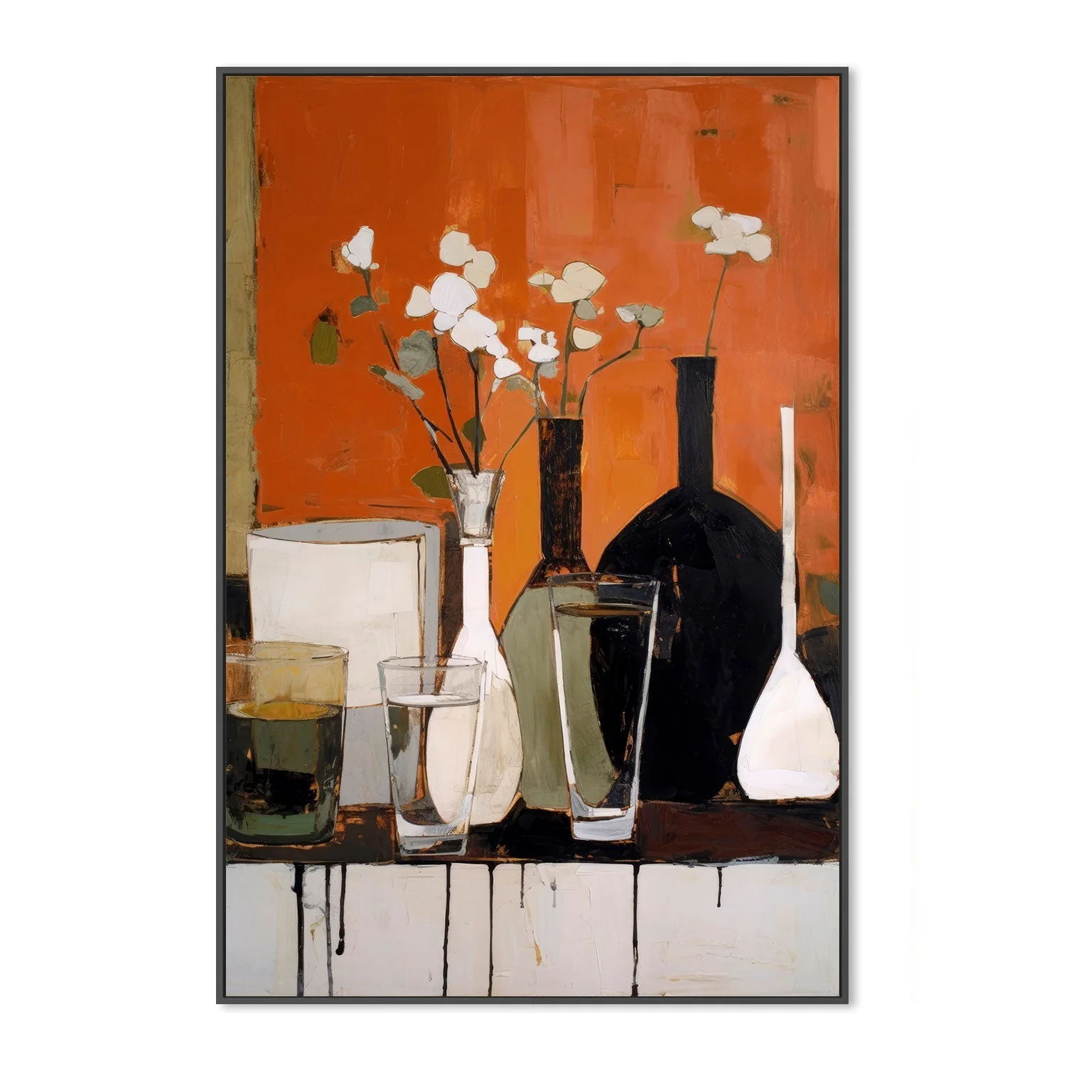 Glass Bottle Vases, Style B - Image 3