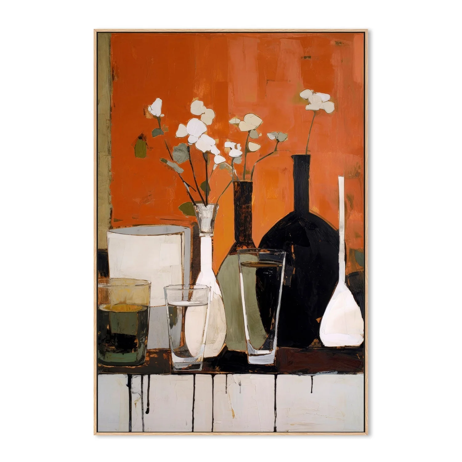 Glass Bottle Vases, Style B - Image 4