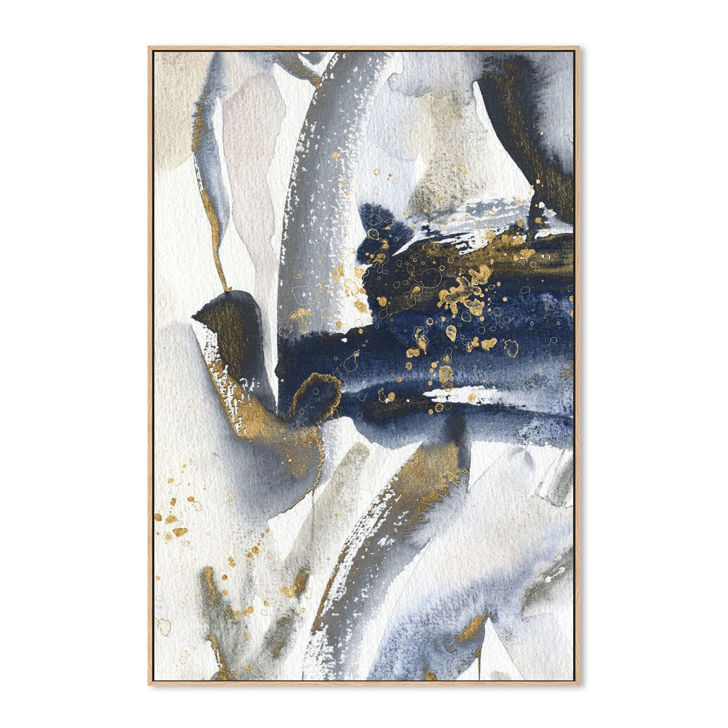 Gold And Navy Watercolour, Style A - Image 4