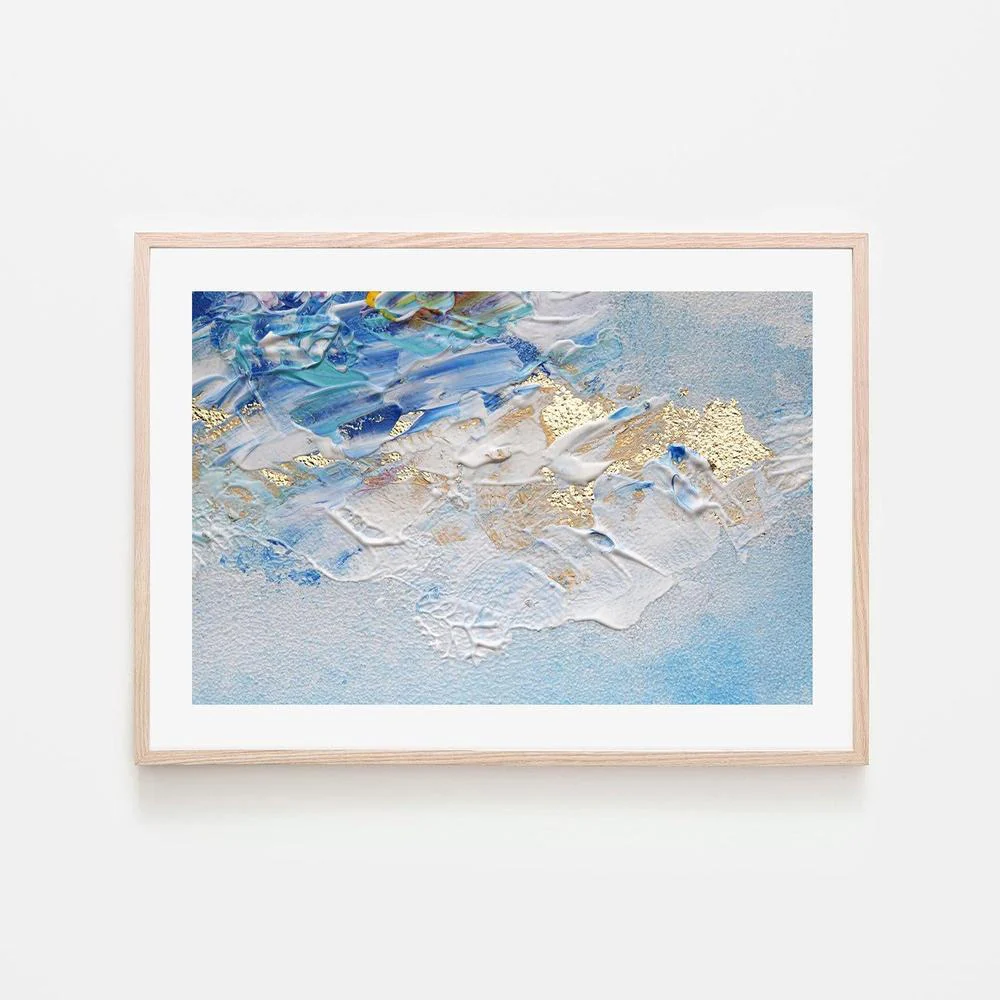 Gold Wave, Style A , Hand-painted Canvas - Image 6