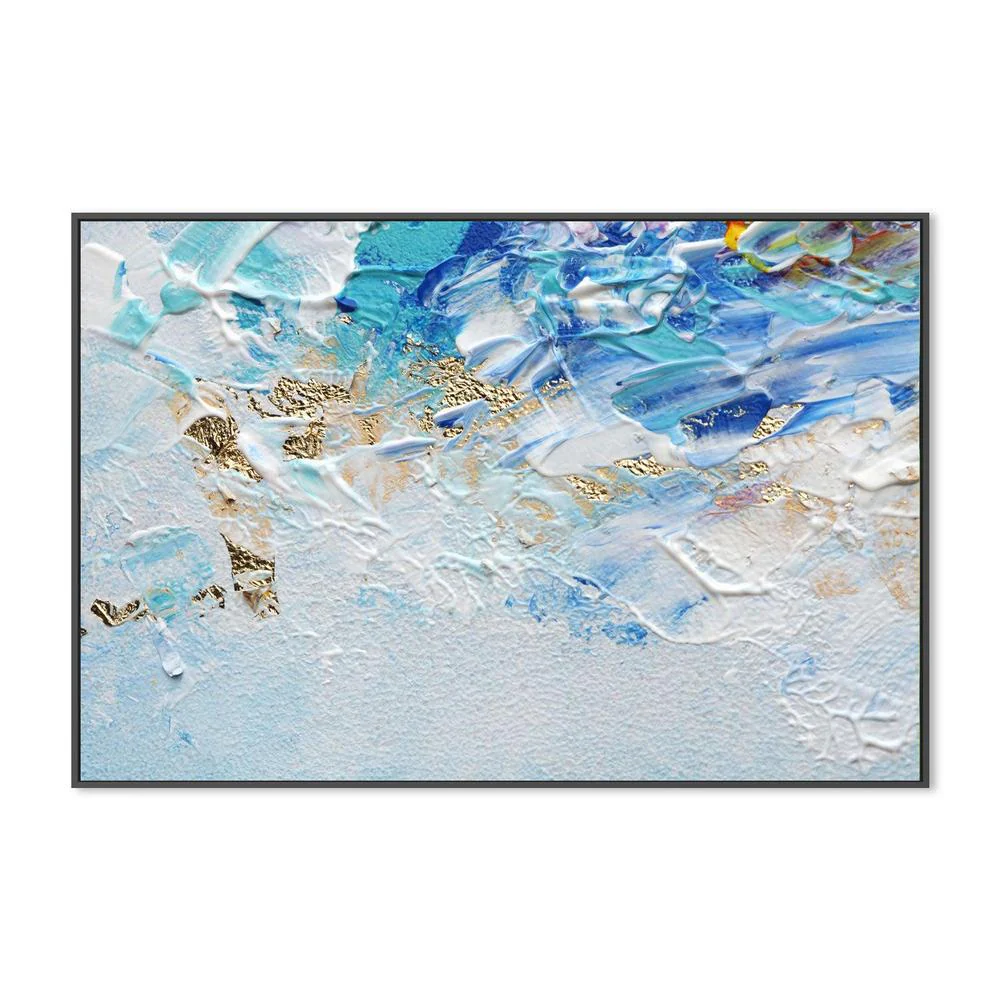 Gold Wave, Style B , Hand-painted Canvas - Image 3