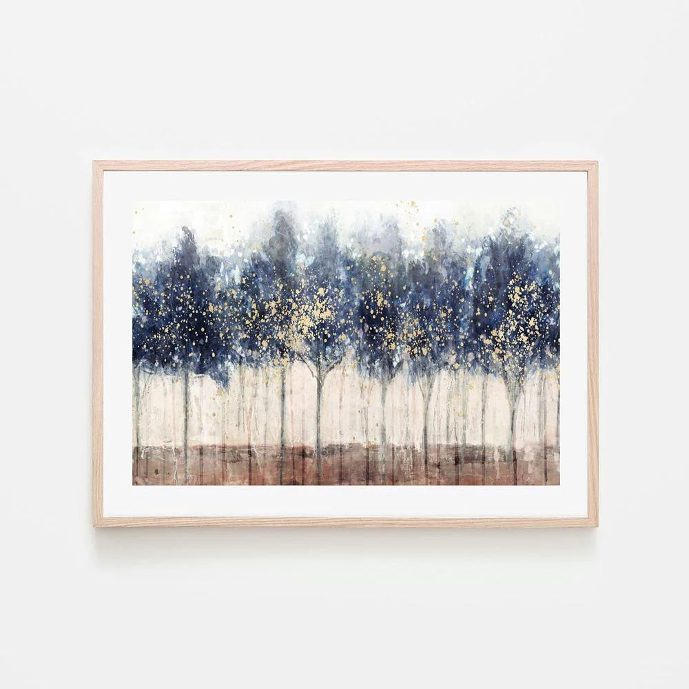 Golden Blue Trees, Style A - Image 6