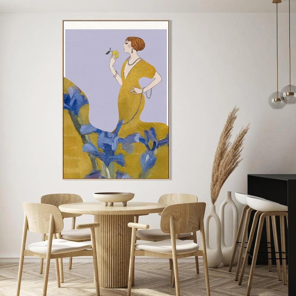 Golden Flapper Amidst Irises - Image 9