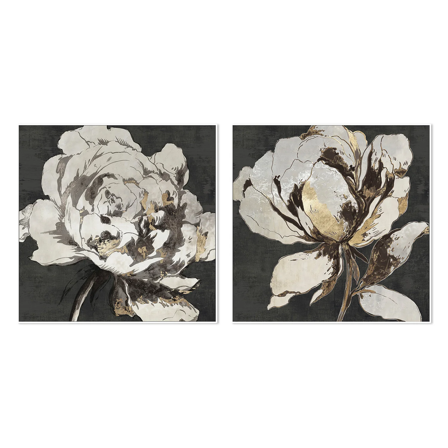 Golden Flower, Style A & B, Set Of 2 - Image 5