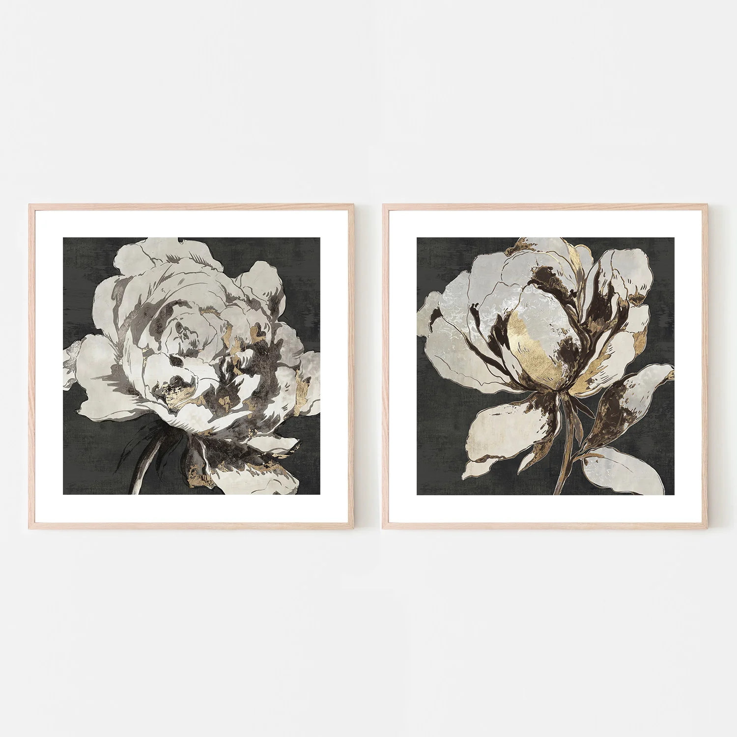 Golden Flower, Style A & B, Set Of 2 - Image 6