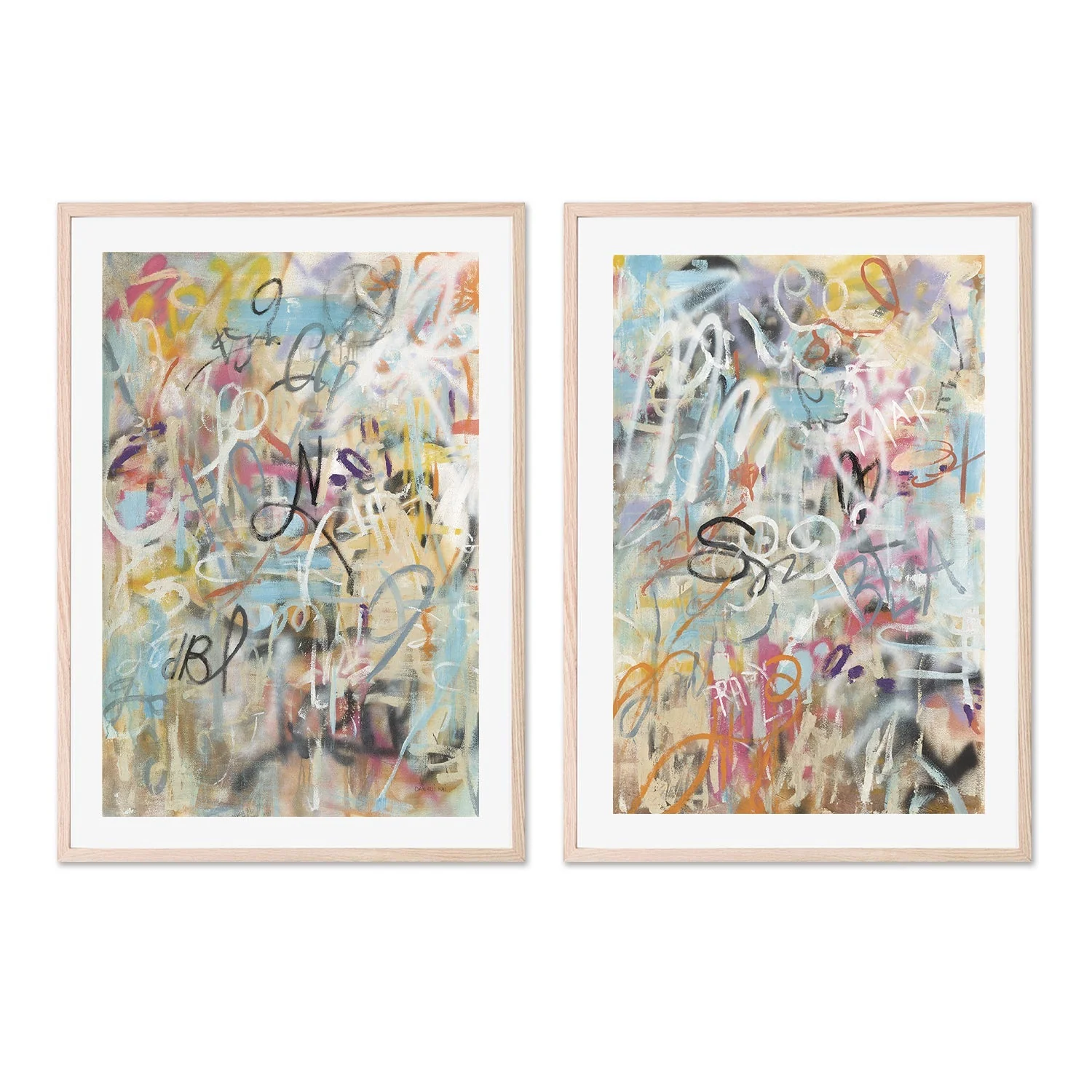 Graffiti Love, Style A & B, Set Of 2 - Image 6