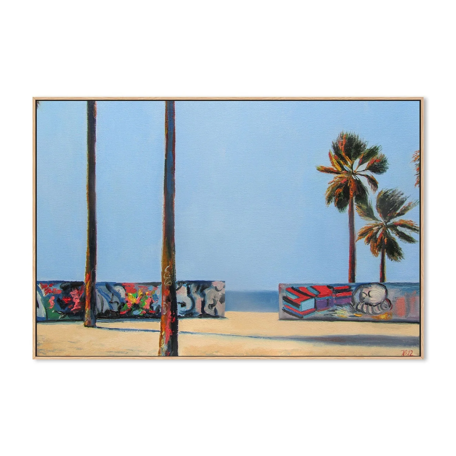 Graffiti Wall And Ocean - Image 4