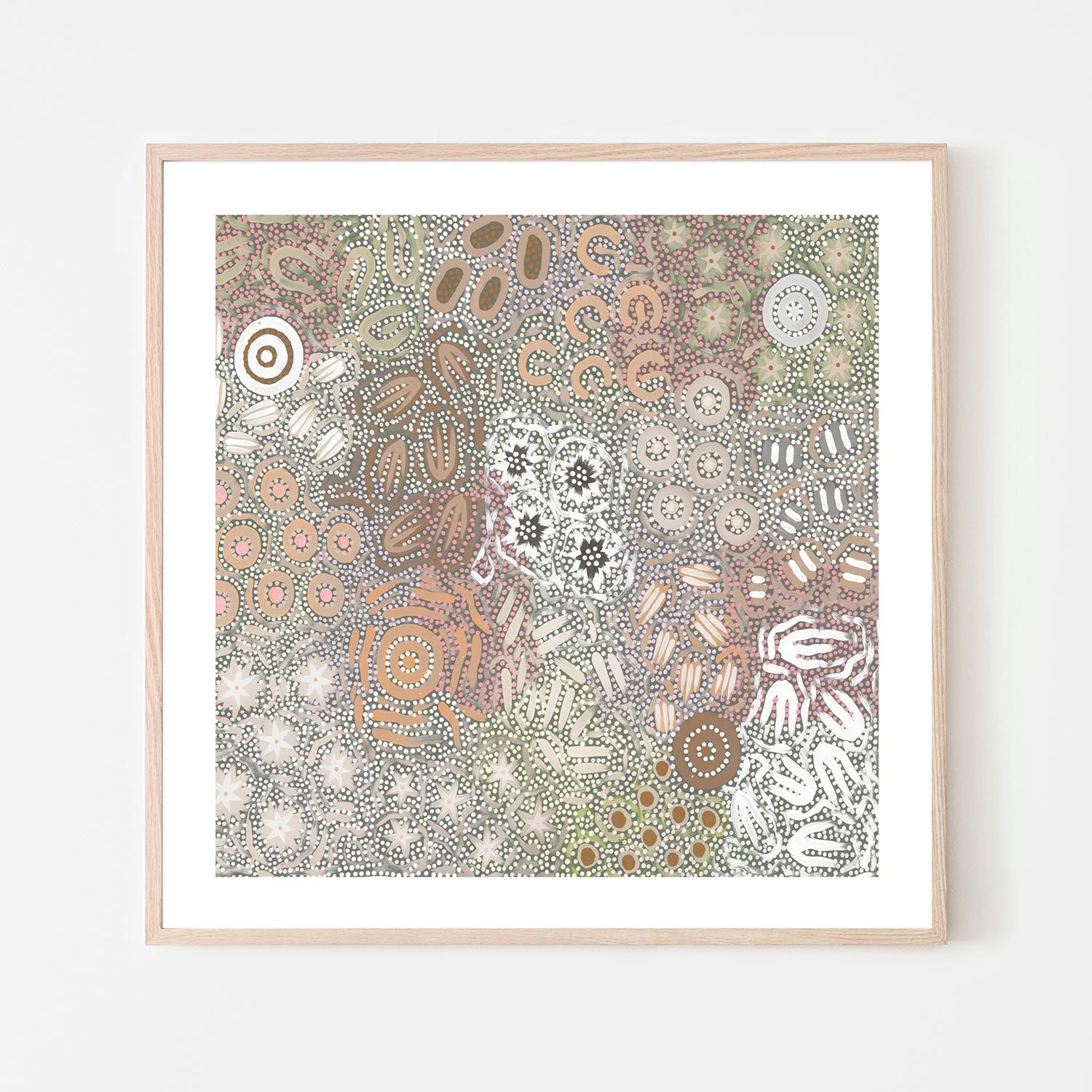 Grandmothers Country, Green and Purple Pastel Colour - Image 6