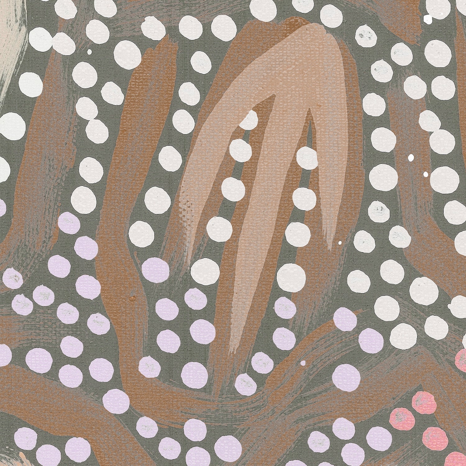 Grandmothers Country, Green and Purple Pastel Colour - Image 9