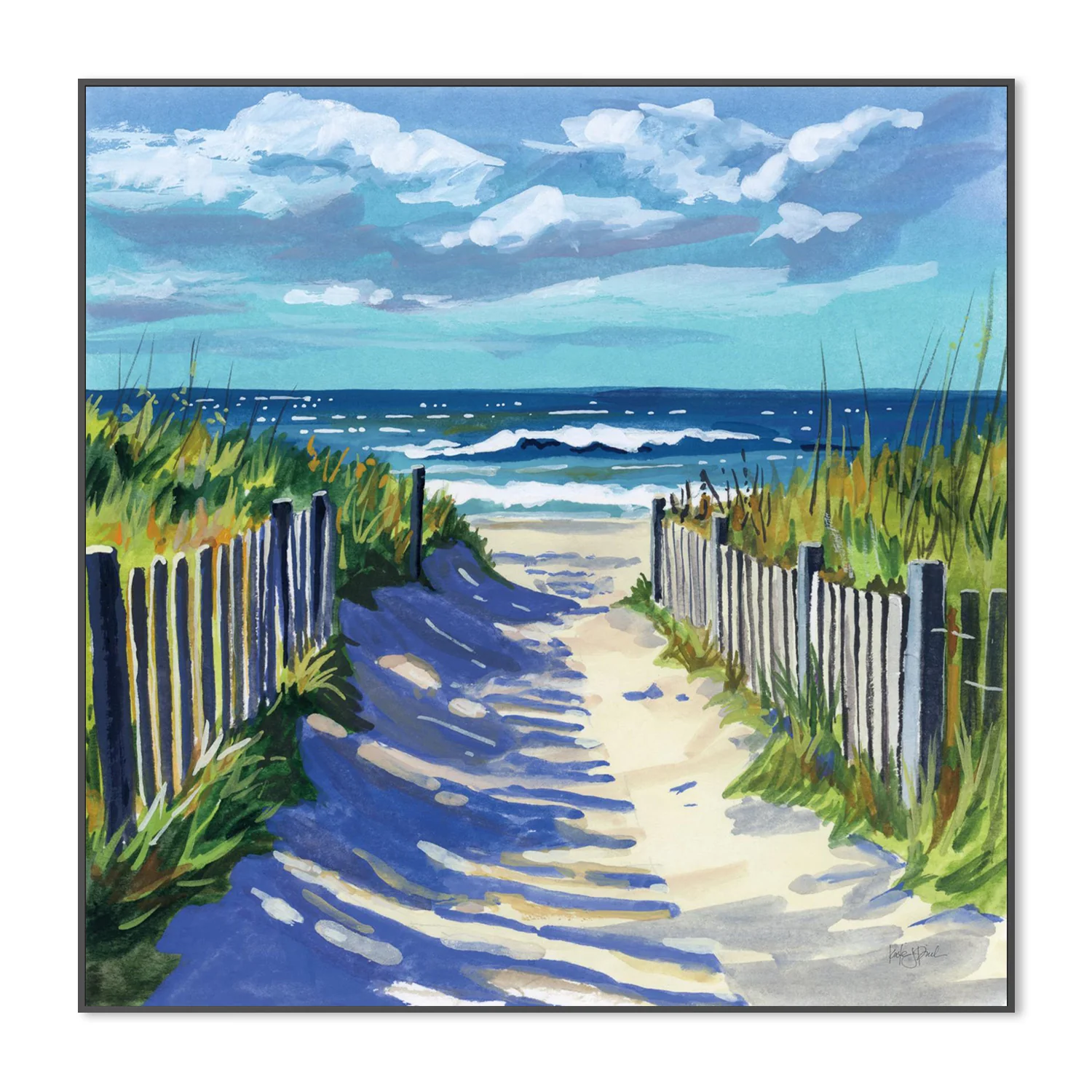 Grassy Path To The Beach, Style A - Image 3