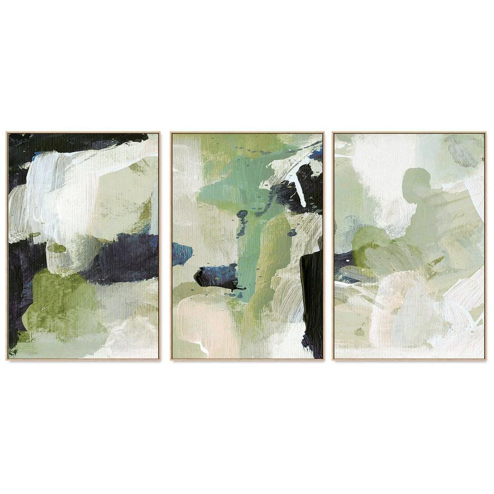 Green Abstract, Set Of 3 - Image 4