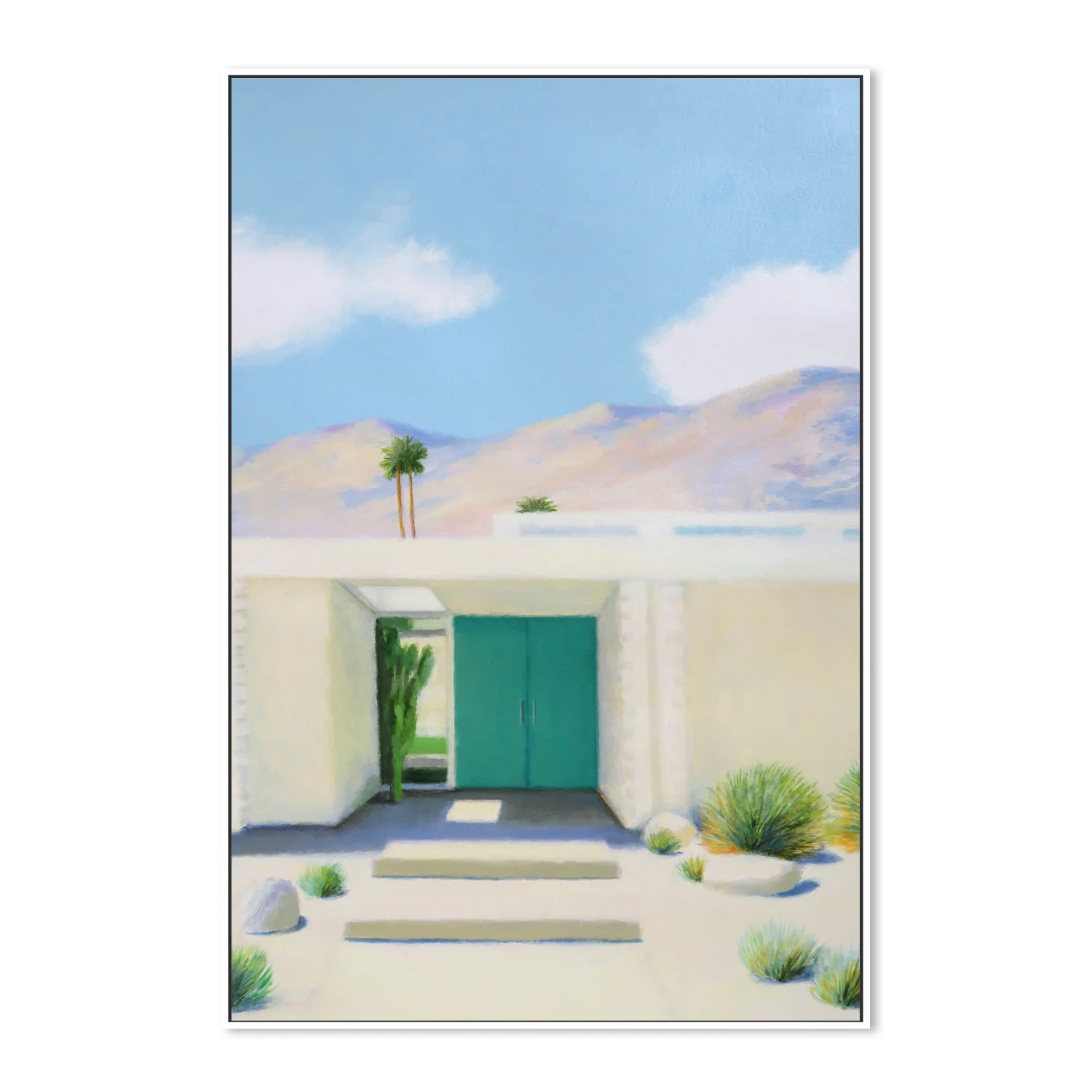 Green Blue Door - Image 5