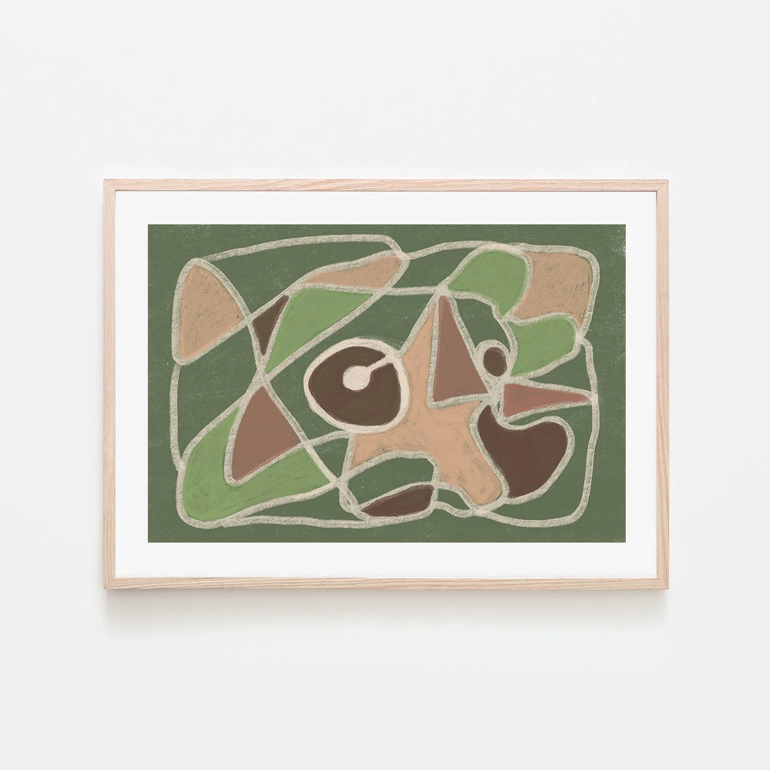 Green Brown Abstract - Image 6