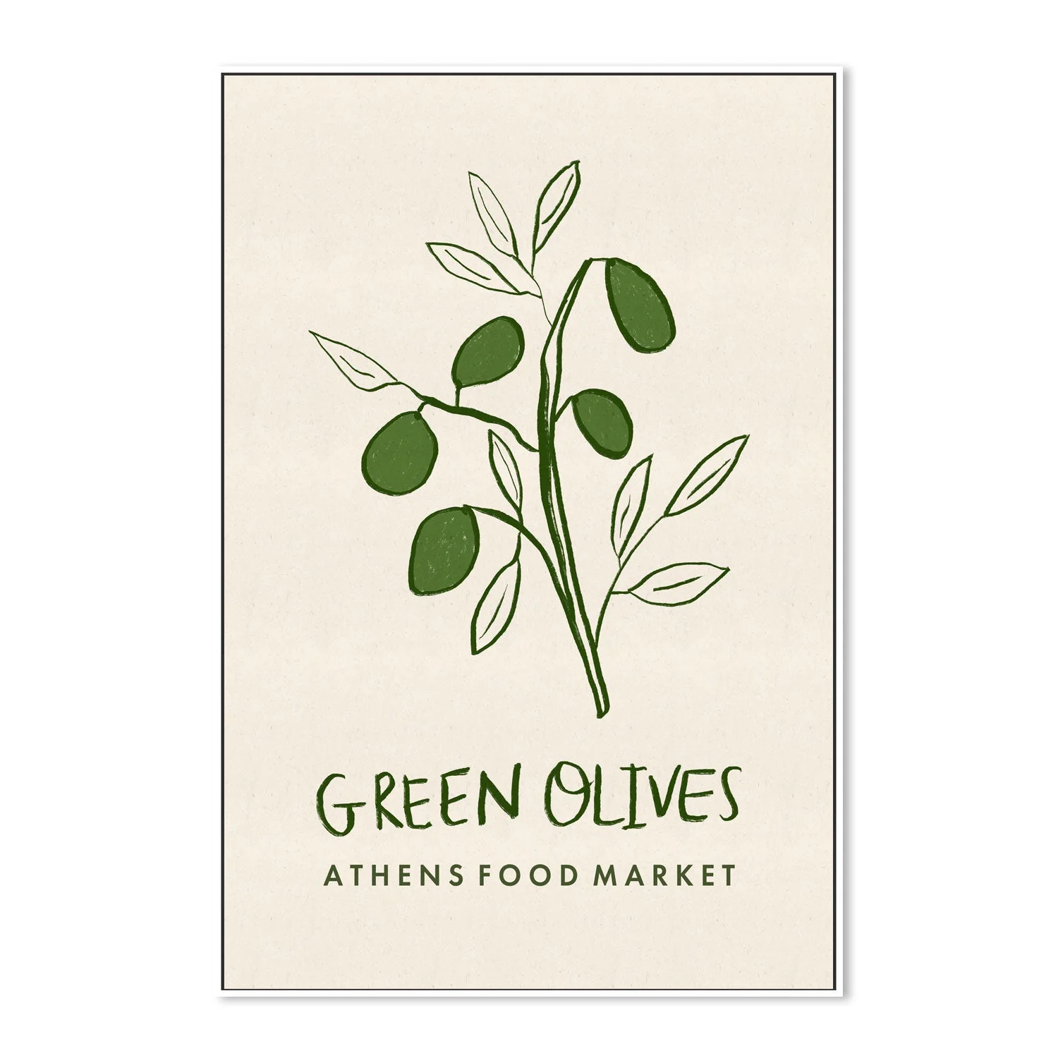 Green Olives, Athens Food Market - Image 5