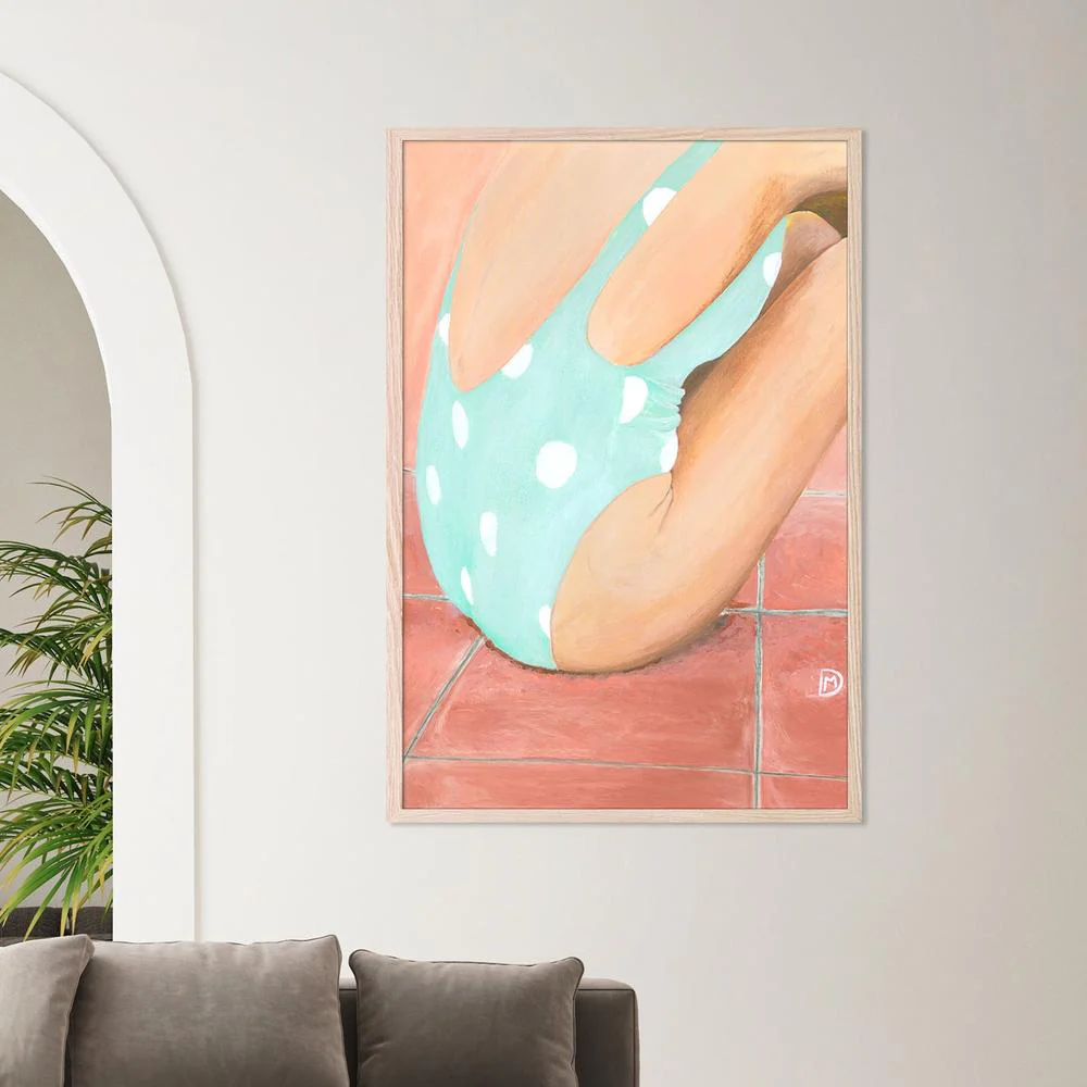Green Polka Dot Swimsuit - Image 7