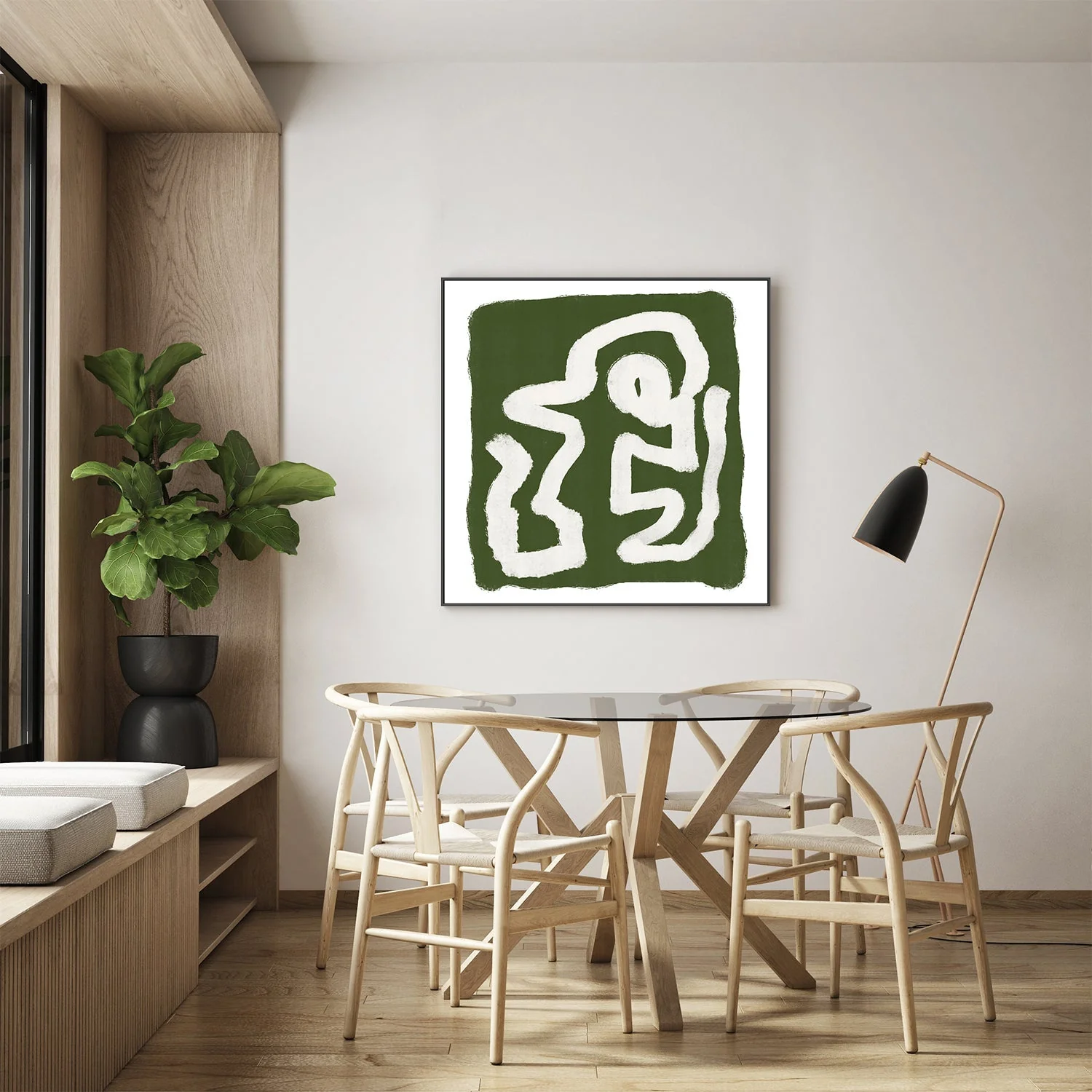 Green Scribble, Style D - Image 2