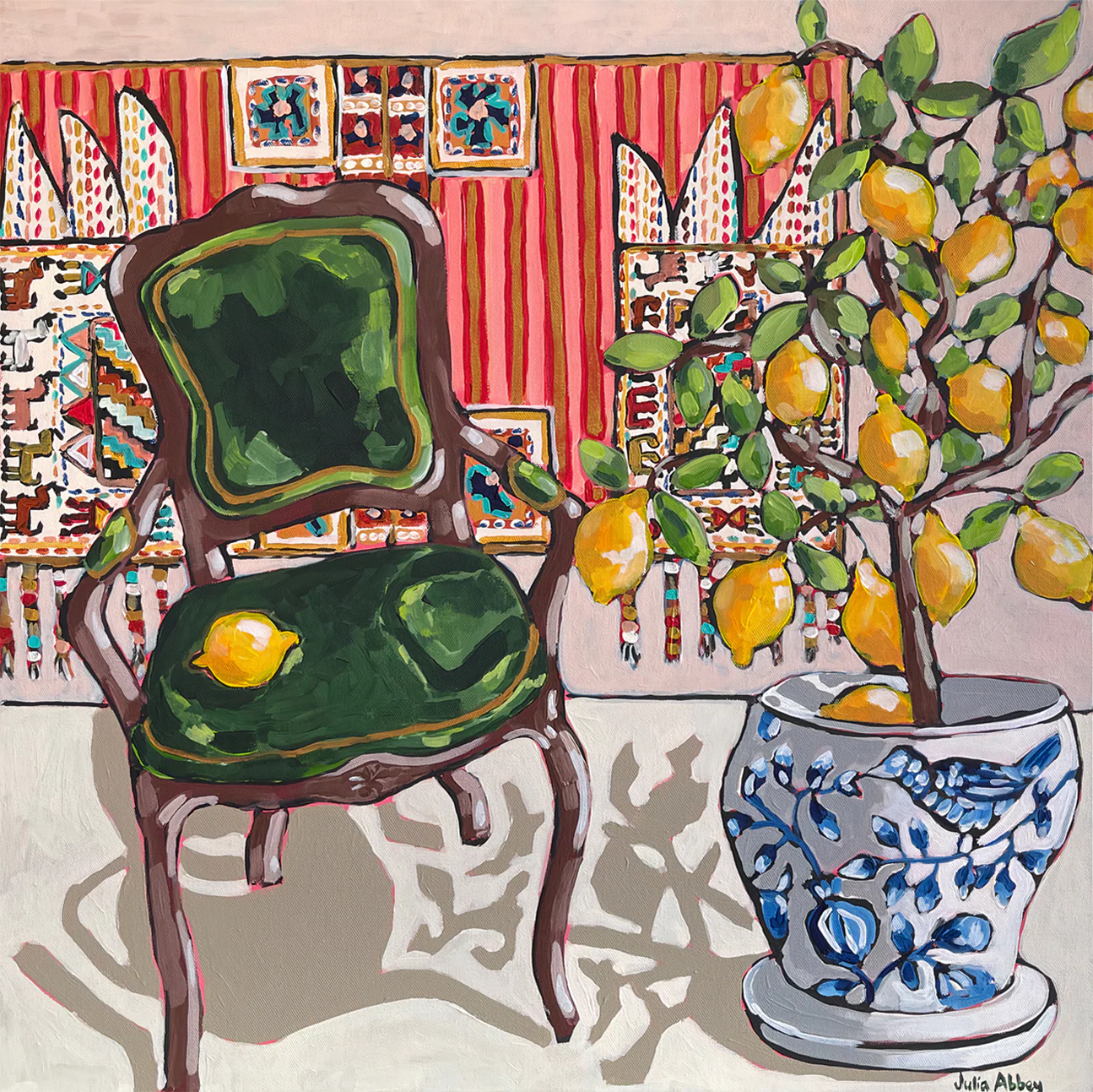 Green Velvet Chair