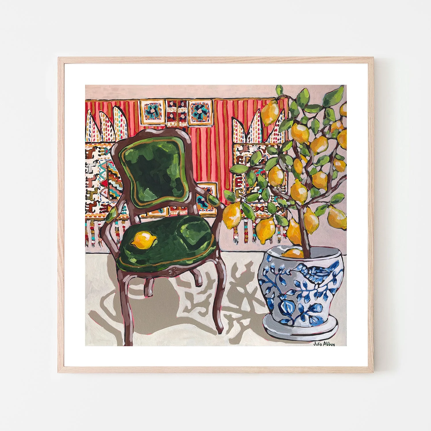 Green Velvet Chair - Image 6