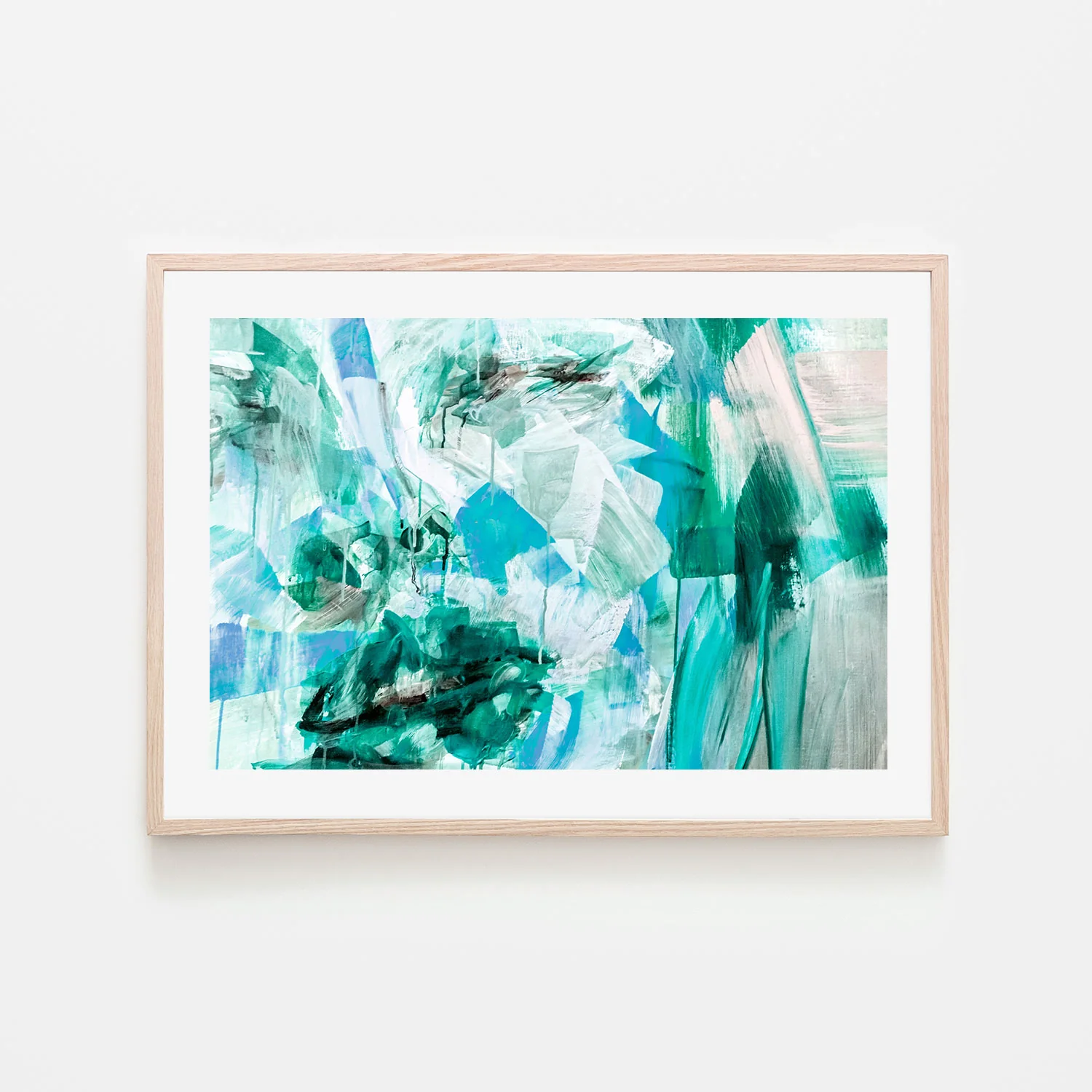Green With Envy, Hand-Painted Canvas - Image 6