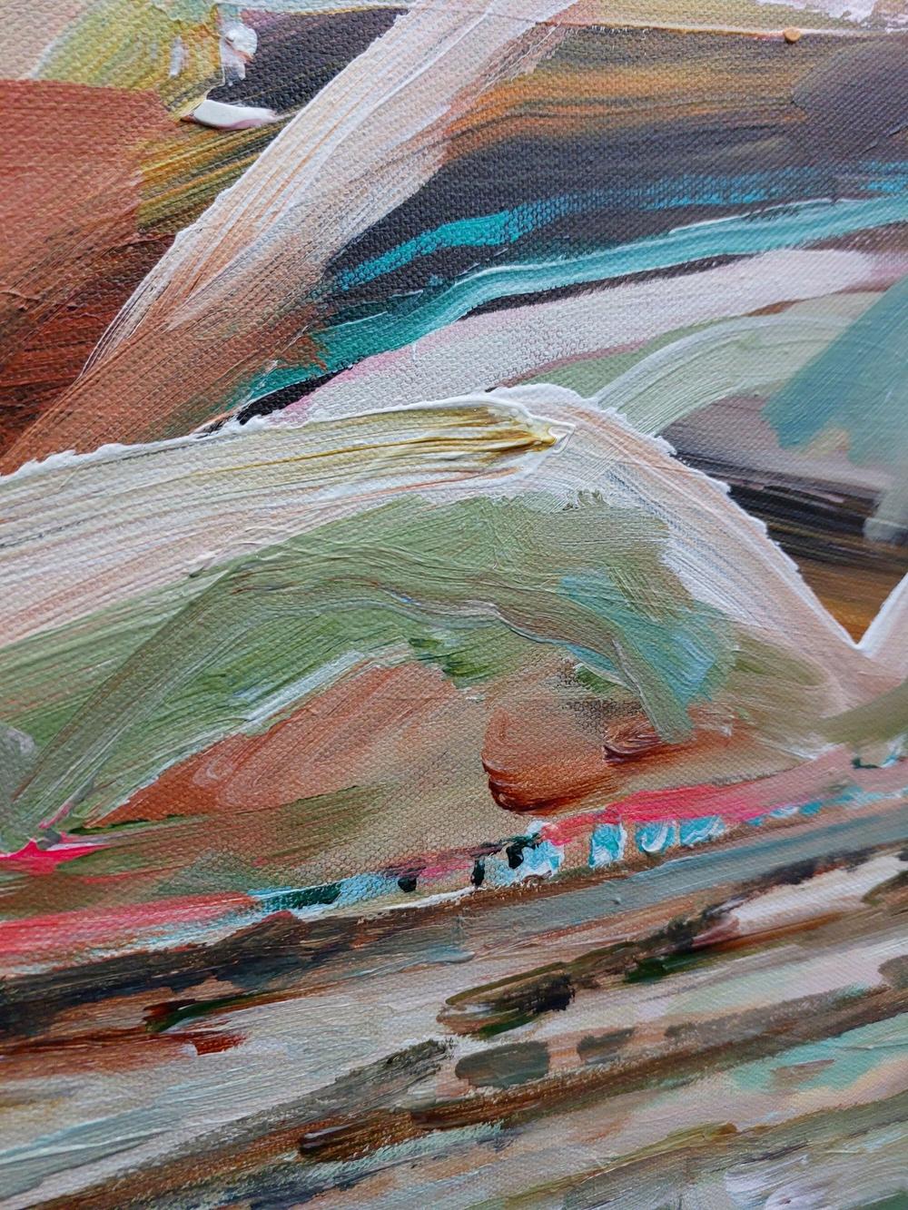 Greener Pastures, Original Hand-Painted Canvas By Amanda Skye - Image 2
