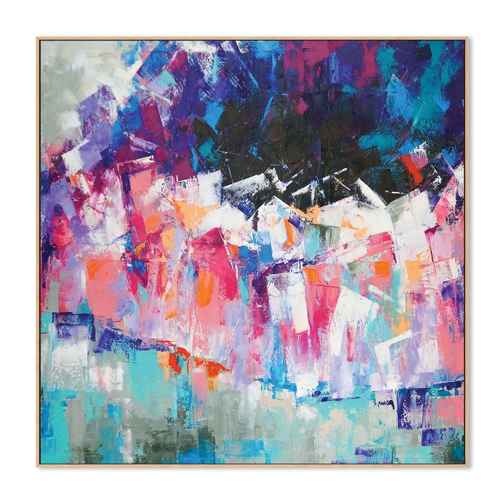 Ground Breaking , Hand-painted Canvas - Image 4