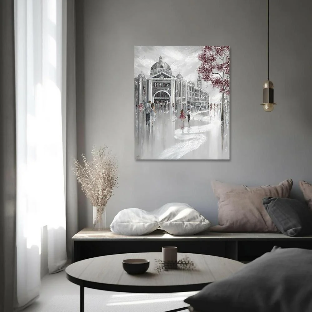 Guardian Angels, Original Hand-Painted Canvas By Isabella Karolewicz - Image 3