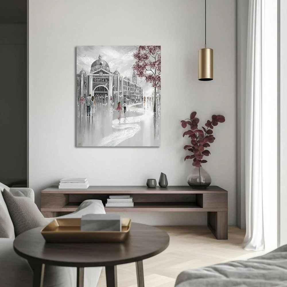 Guardian Angels, Original Hand-Painted Canvas By Isabella Karolewicz - Image 4