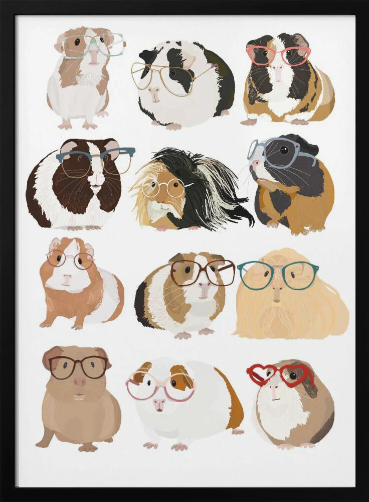 Guinea Pig in Glasses - Image 3