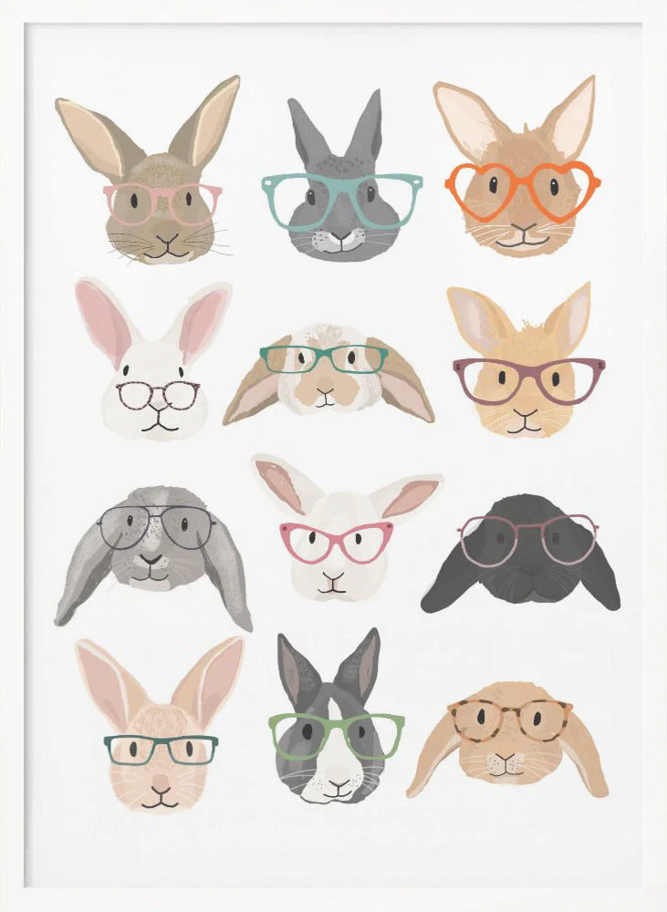Rabbits with Glasses - Image 5
