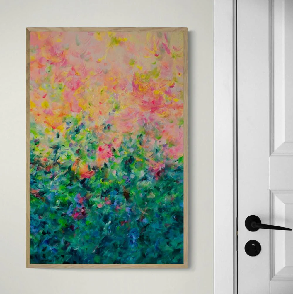Happiness Lives Here , Original Artwork - Image 3