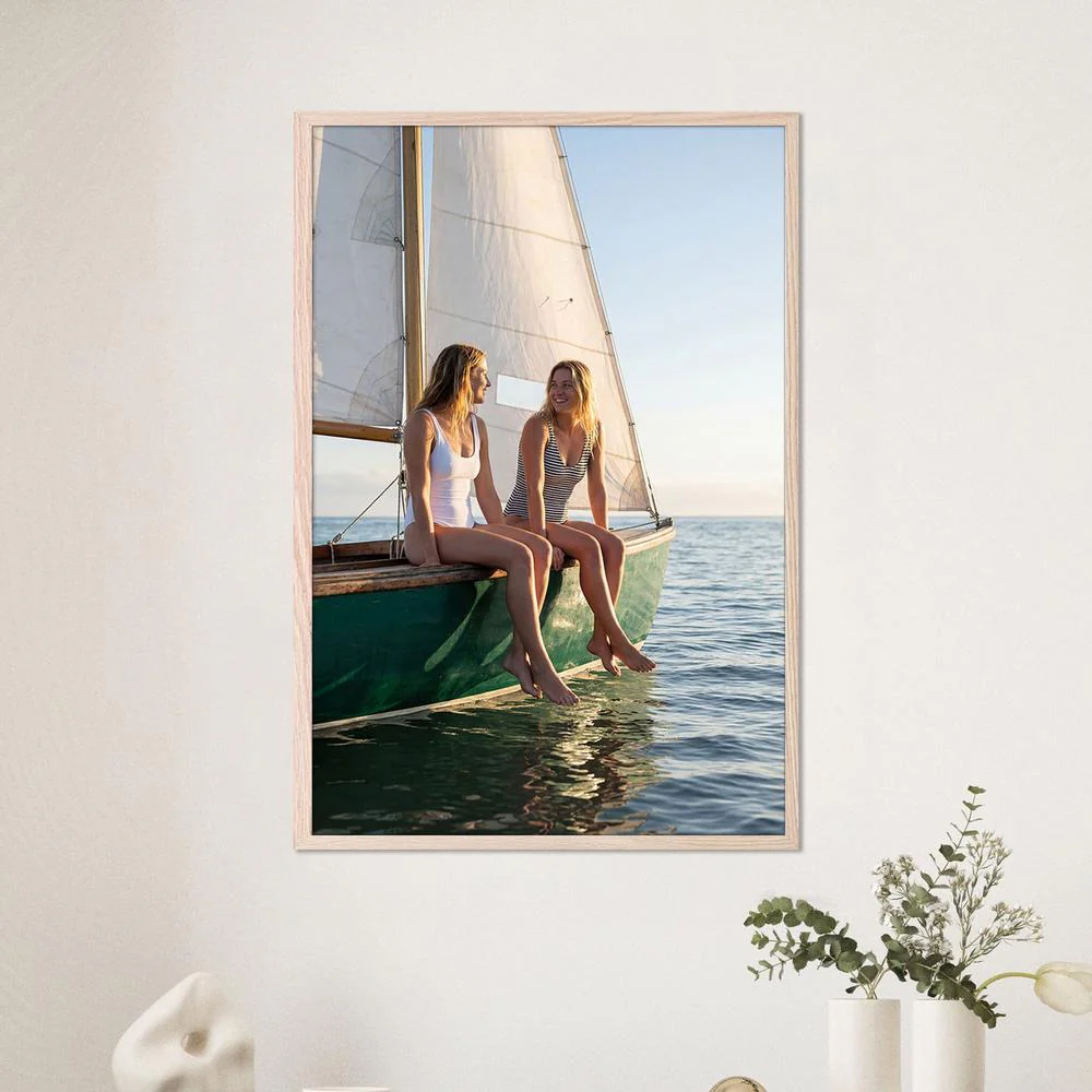 Happy Women on Sailboat - Image 7