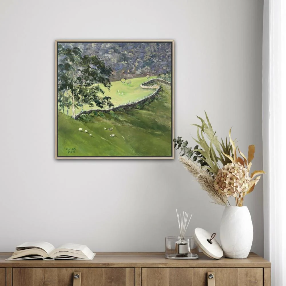 Sheep at Hartsop, Original Hand-Painted Canvas By Meredith Howse - Image 5