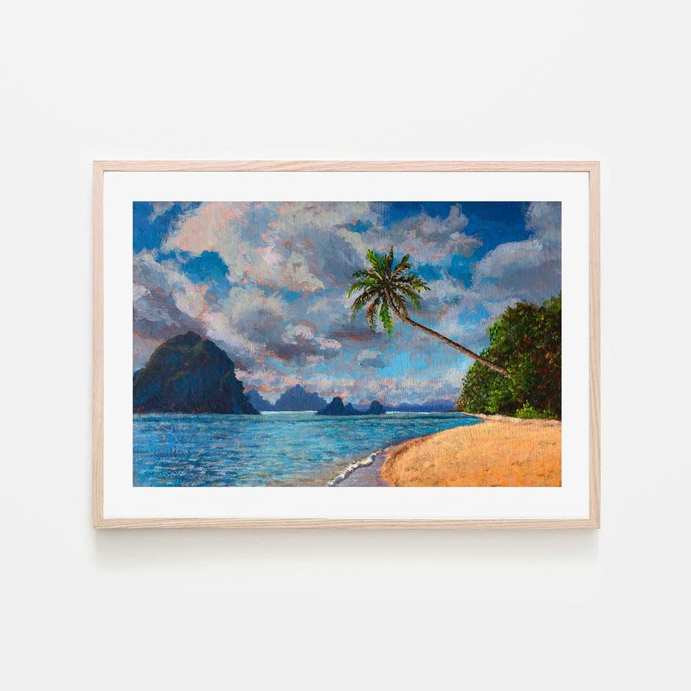 Hawaiian Sky, Style A, Hand-Painted Canvas - Image 6