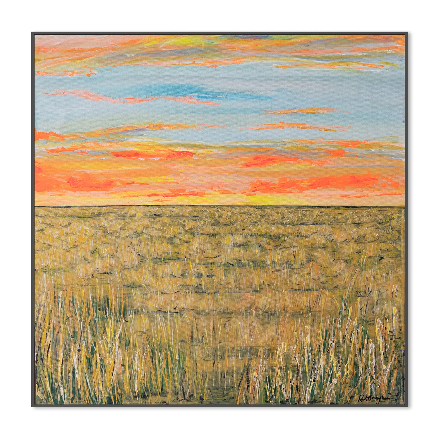 Hay Plains at Sunset - Image 3