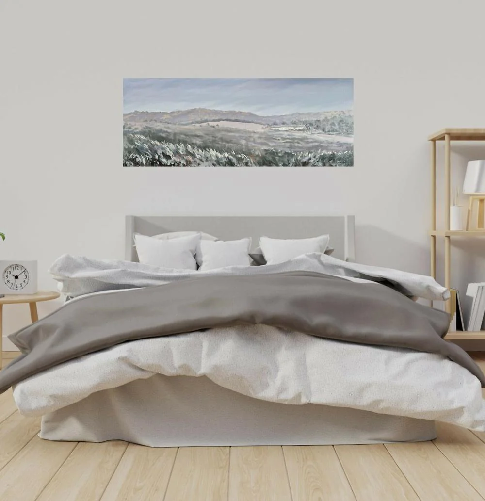 Hazy Winter Morn. Original hand-painted artwork by Meredith Howse. - Image 4