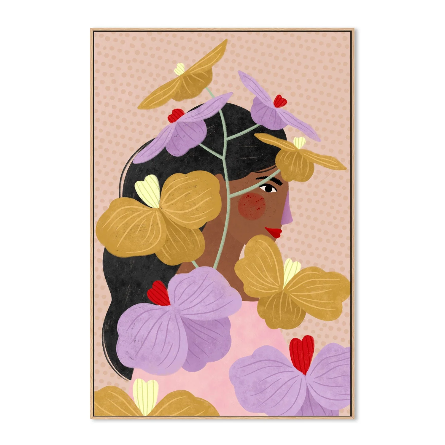 Hidden Behind Yellow Purple Flowers - Image 4
