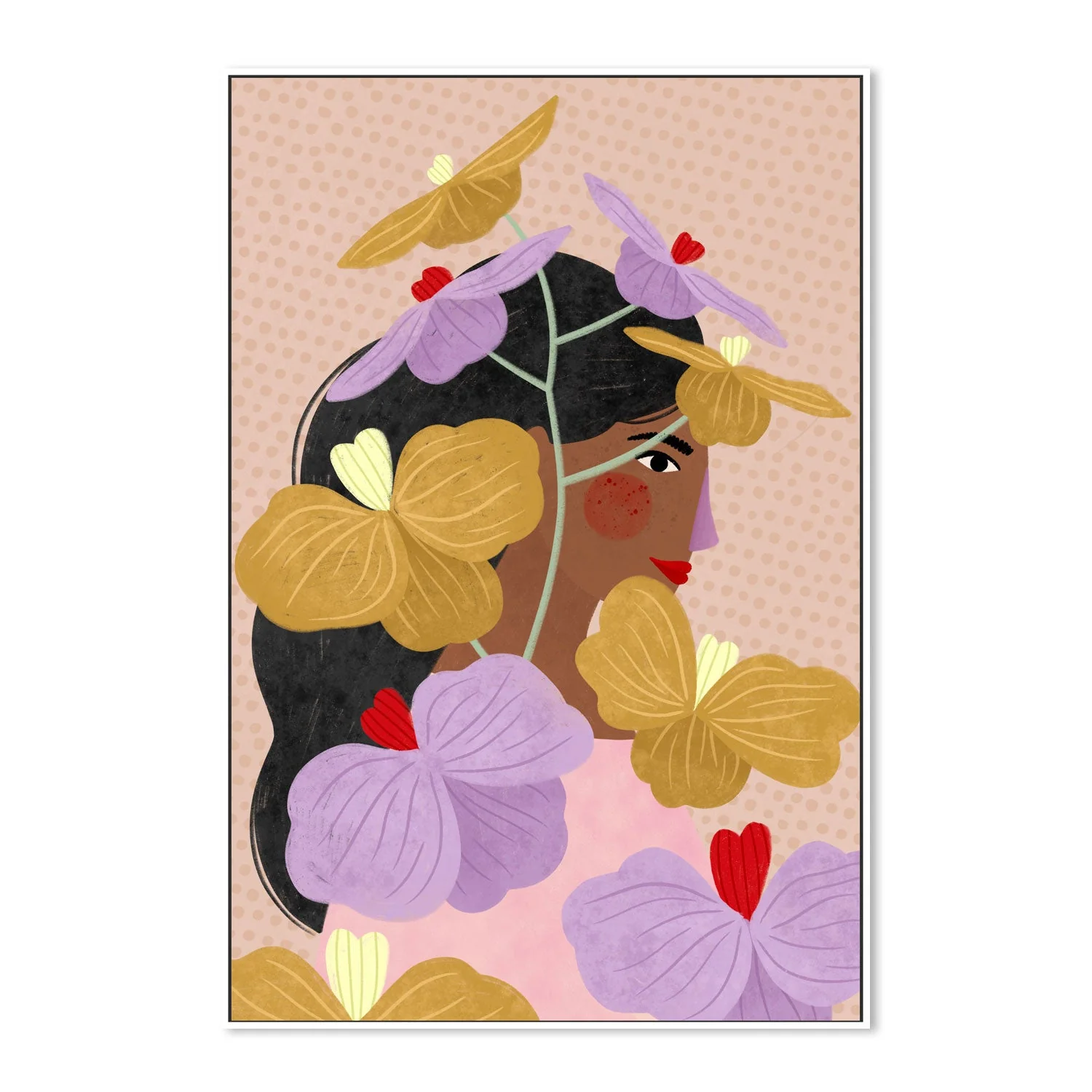 Hidden Behind Yellow Purple Flowers - Image 5