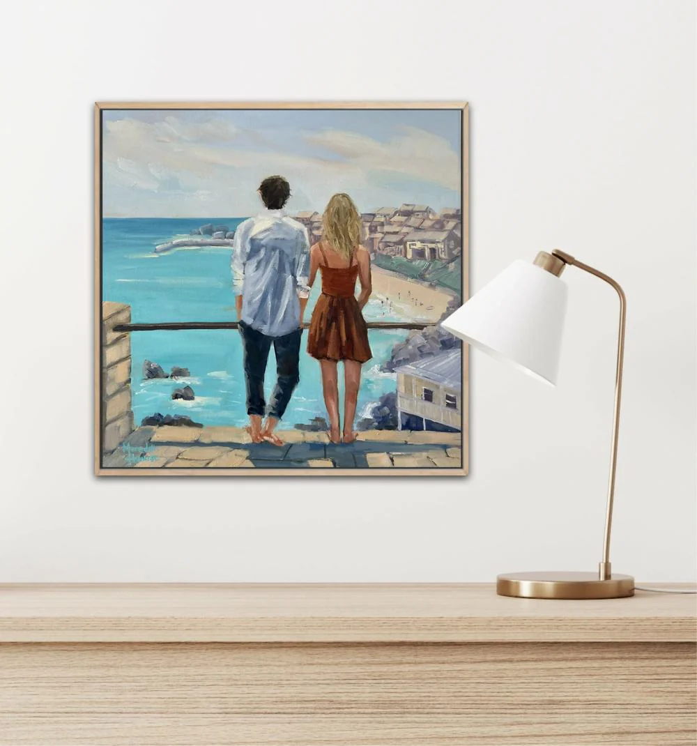 Honeymoon In Spring, Original Hand-Painted Canvas By Meredith Howse - Image 2