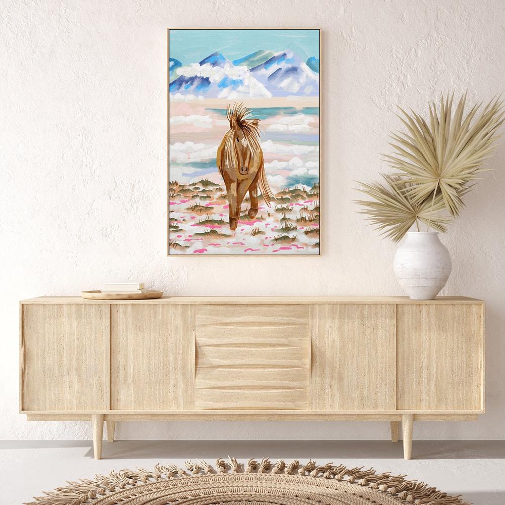 Horse In Winter Mountain - Image 8