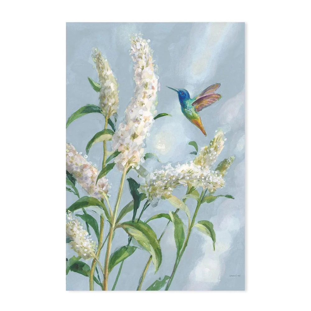 Hummingbird Spring Soft Blue, Set of 2 - Image 7