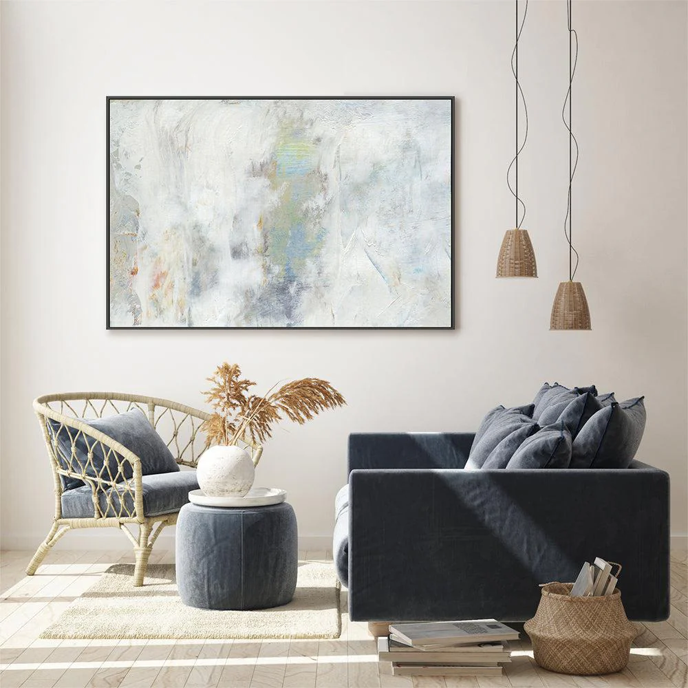 In The Clouds , Hand-painted Canvas - Image 2