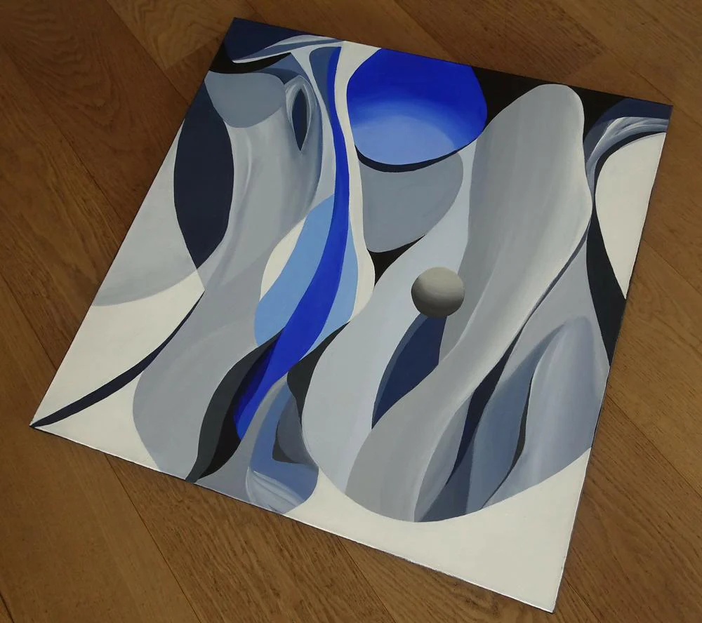 Influx, Original Hand-Painted Canvas - Image 2