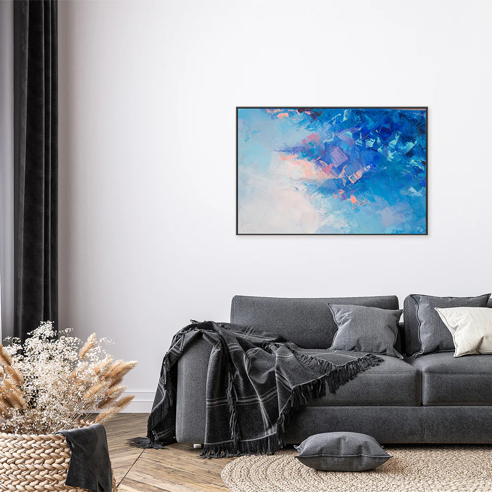 Into The Pastel Sky, Hand-Painted Canvas - Image 7