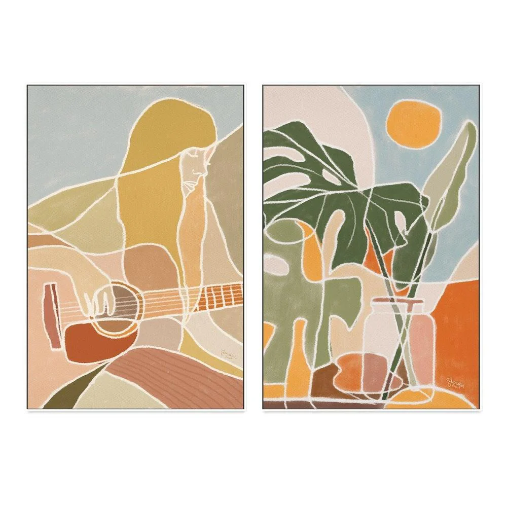 Jonni, Monstera, Set Of 2 - Image 5