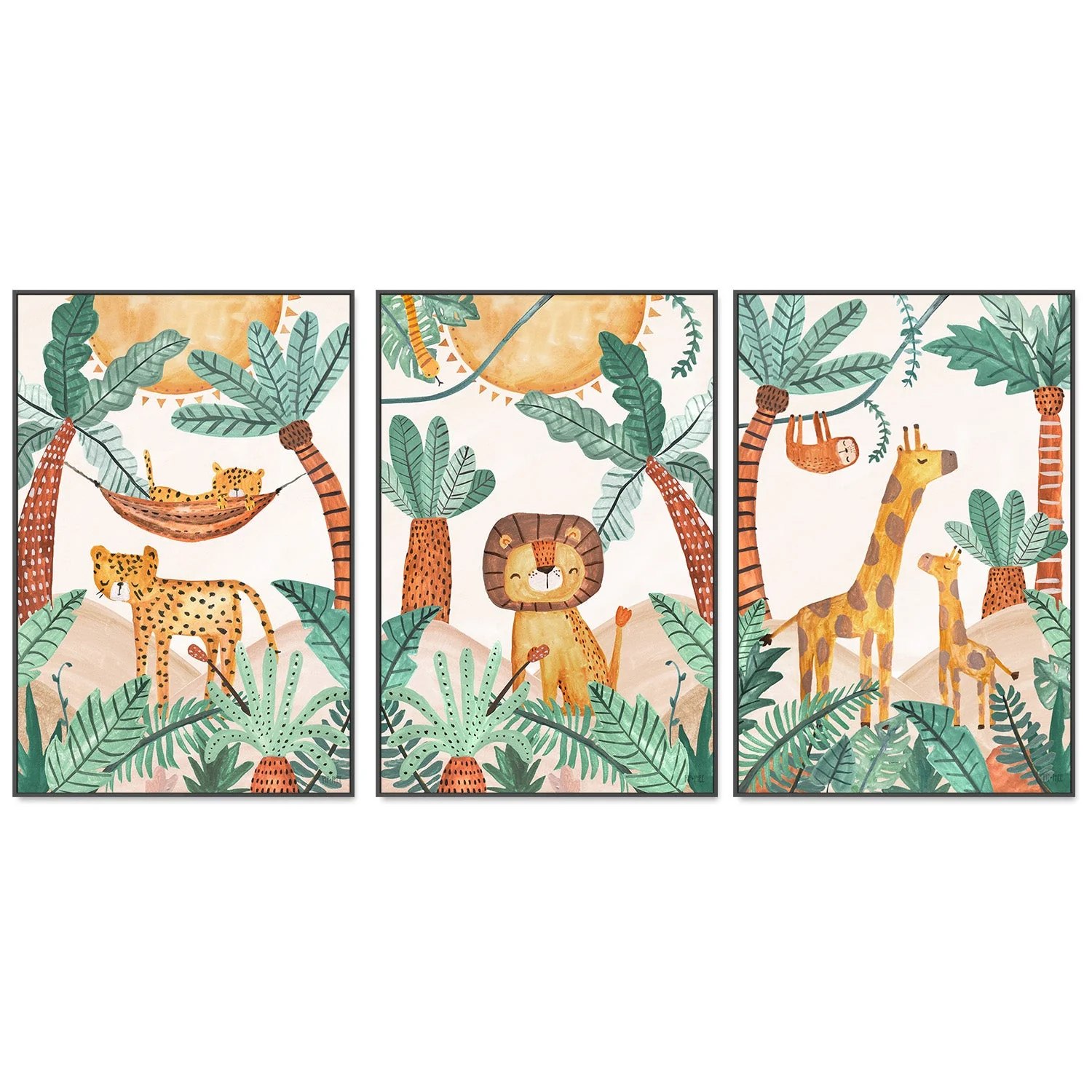 Jungle Horizon, Set of 3 - Image 3