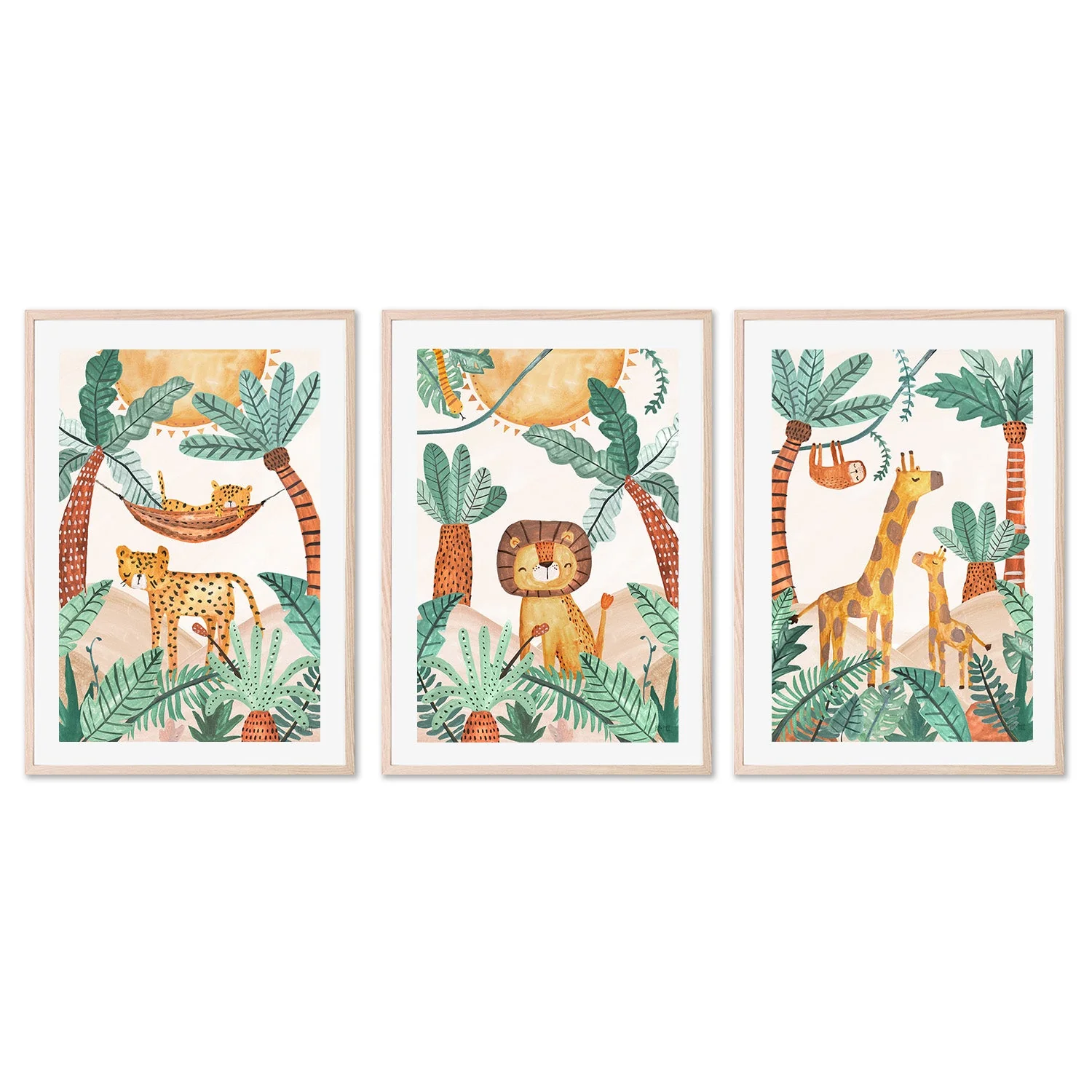 Jungle Horizon, Set of 3 - Image 6