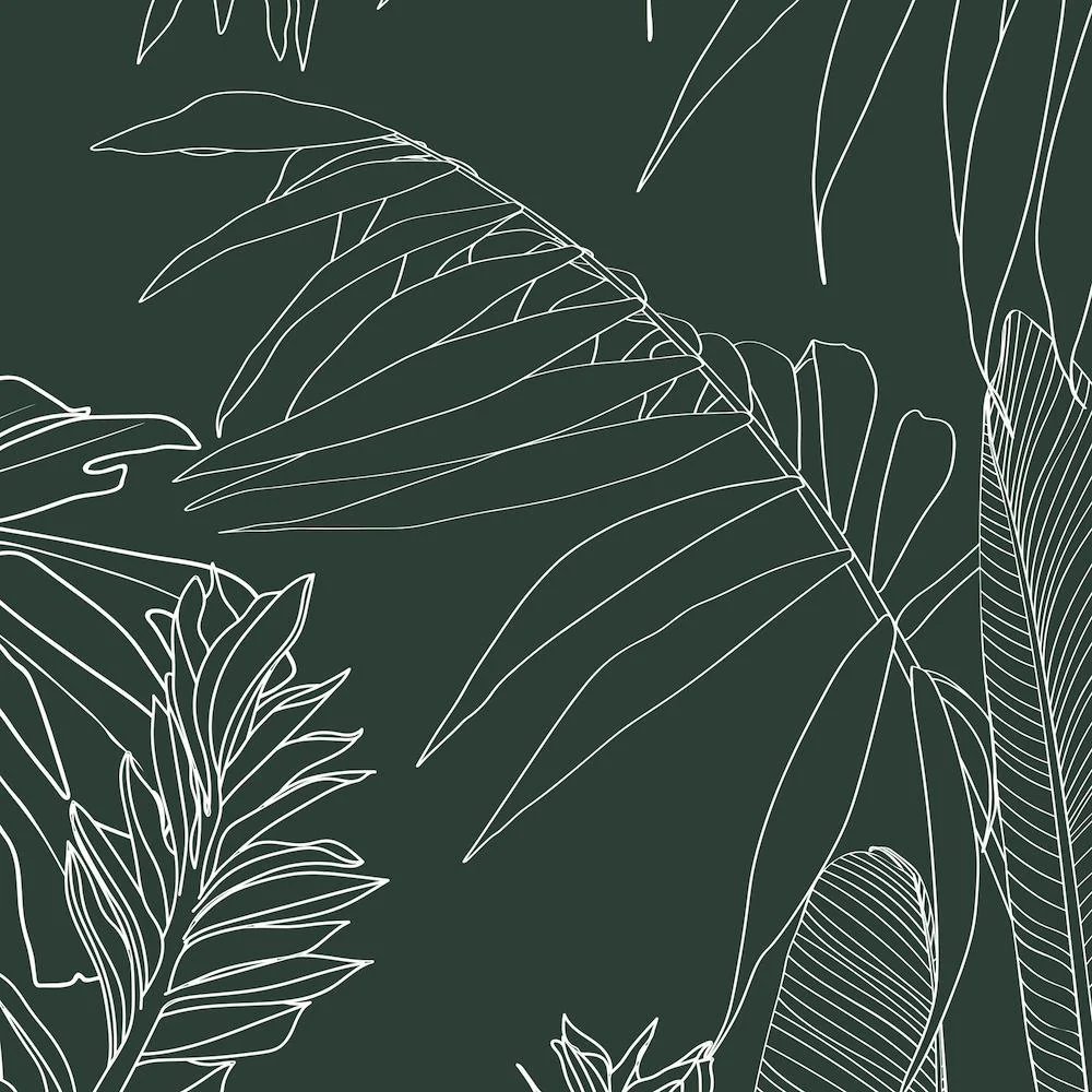 Jungle Leaves  Wallpaper - Image 3