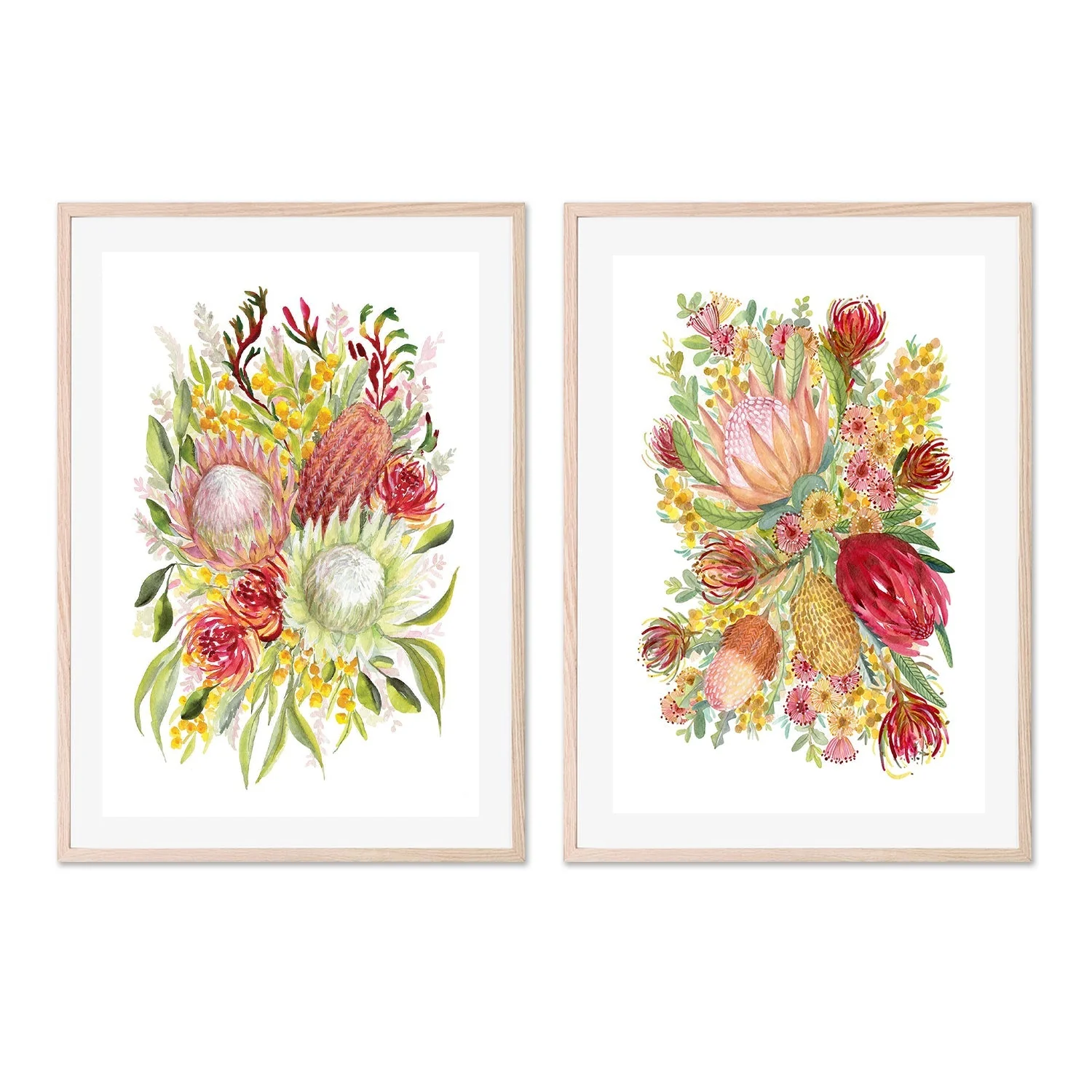 King Protea And Banksia, Style B & D, Set of 2 - Image 6