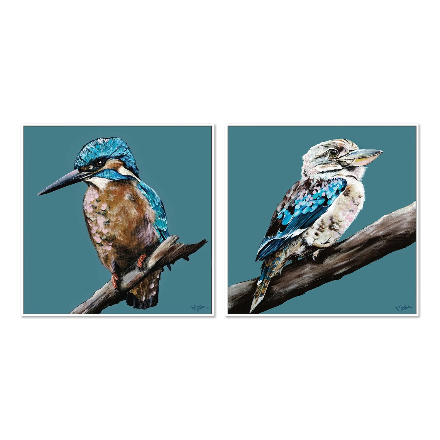 Kingfisher Blue, Style A & B, Set Of 2 - Image 5