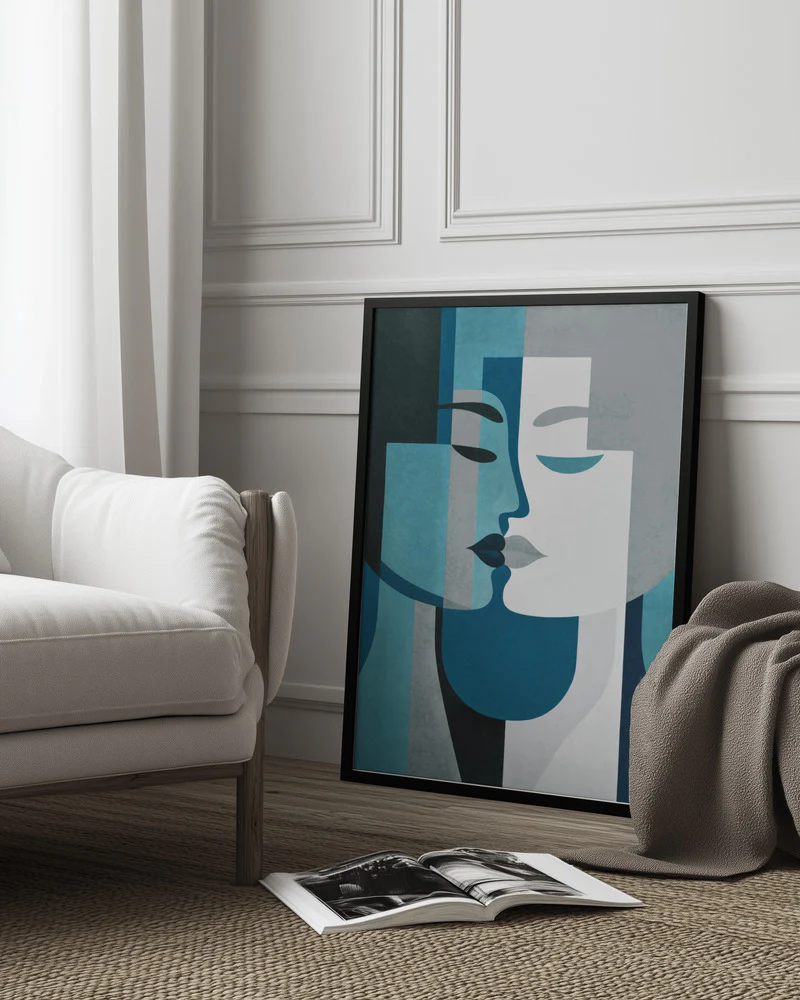 Kiss Me Teal Grey - Image 10